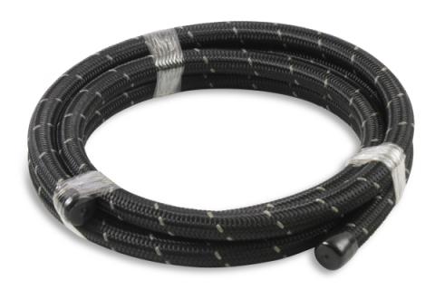 Black Nylon Braided Hose 10 AN 20 Feet Black Nylon Braided AN Hose Mr Gasket