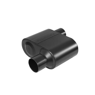 Super 10 Series Chambered Muffler Super 10 Series Stainless Steel 2.50 Offset In 2.50 Offset Out Aggressive Sound Flowmaster