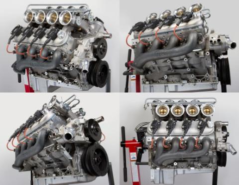 LS Swap Exhaust Manifolds Natural Cast Finish Multi-Fit 2.25 In. Outlet Gen III, Gen Iv Chevrolet LS Engine Hooker BlackHeart