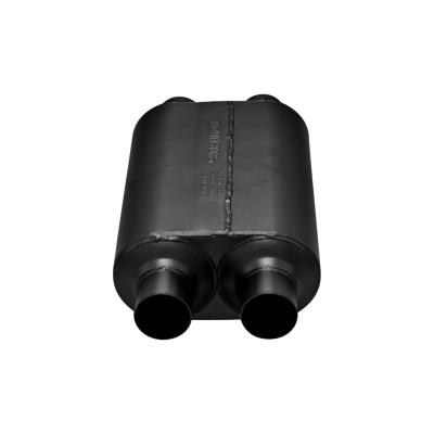 Super 40 Series Chambered Muffler Super 40 Stainless Steel 2.50 Dual In 2.50 Dual Out Aggressive Sound Flowmaster