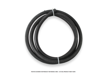 Black Push-On Hose -6 AN 20 Feet synthetic rubber Mr Gasket