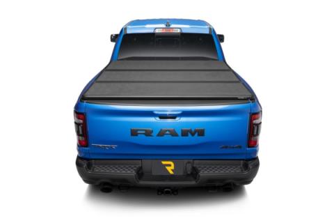 Solid Fold ALX Tonneau Cover Black Textured Paint 2019-2026 (New Body Style) Ram 1500 6' 4 inch Bed without RamBox with or without Multifunction Tailgate Extang
