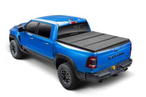 Solid Fold ALX Tonneau Cover Black Textured Paint 2009-2018 (2019-2024 Classic) Ram 1500/2010-2024 2500/3500 6' 4 inch Bed without RamBox Extang
