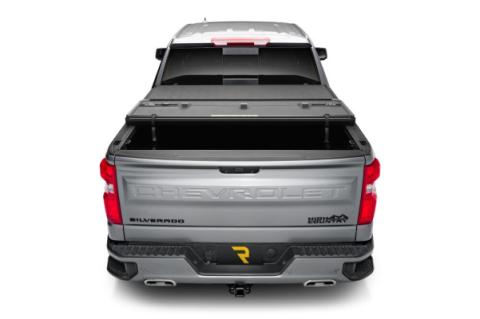 Solid Fold ALX Tonneau Cover Black Textured Paint 2014-2018 (2019 Legacy/Limited) Silverado/Sierra 1500/2015-2019 2500 HD/3500 HD 6' 6 inch Bed Extang