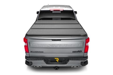 Solid Fold ALX Tonneau Cover Black Textured Paint 2019 (New Body Style)-2026 Silverado/Sierra (without CarbonPro Bed) 5' 9 inch Bed without Factory Side Storage Boxes with or without MultiPro/MultFlex Tailgate Extang