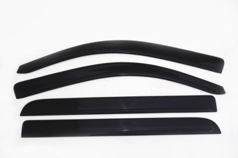 Ventvisor Deflector for 2014-2025 Chevrolet Silverado 1500 and More Smoke Low Profile Outside Mount 4 Piece AVS