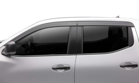 Ventvisor Deflector for 2014-2024 Nissan Np300/Np300 Frontier Smoke Low Profile Outside Mount 4 Piece AVS
