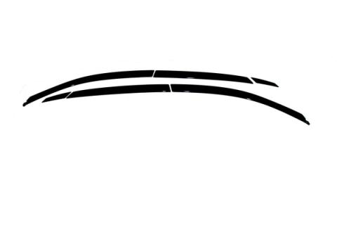 Ventvisor Deflector for 2003-2008 Infiniti Fx35 Smoke Low Profile Outside Mount 6 pc. AVS