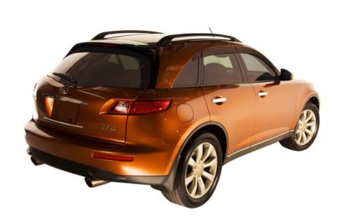Ventvisor Deflector for 2003-2008 Infiniti Fx35 Smoke Low Profile Outside Mount 6 pc. AVS