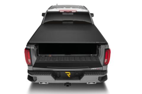 Trifecta ALX Tonneau Cover Black Leather Grained Fabric 2014-2018 (2019 Legacy/Limited) Silverado/Sierra 1500/2015-2019 2500 HD/3500 HD 6' 6 inch Bed Extang