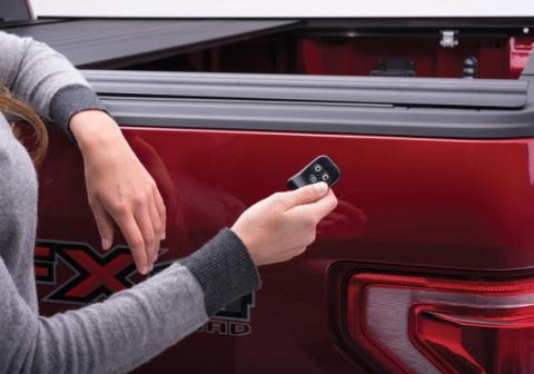 PowertraxPRO MX Retractable Tonneau Cover Rugged Aluminum Construction Electric Cover Matte Black 2020-2026 Silverado/Sierra 2500 HD/3500 HD 6' 9 inch Bed without Stake Pockets Standard Rails