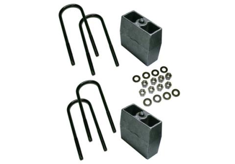 5 Inch Block Kit 1999-2010 Ford F-250 and F-350 Super Duty 4WD with 3 5/8 AxleTube Without Top Mounted Overload Leaf Superlift