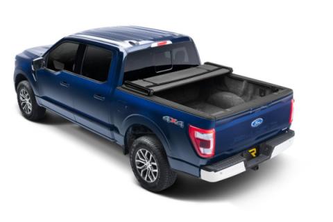 Trifecta ALX Tonneau Cover Black Leather Grained Fabric 2021-2026 Ford F-150 8' 2 inch Bed Extang