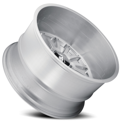Cast Aluminum Wheels Summit 9110 SL 20x10 Brushed Brushed Silver 5 On 139.7 Bolt Pattern -25 Offset Cali Offroad Wheels
