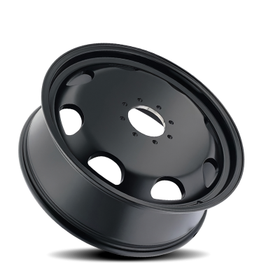 Dually Wheels Summit Dually 9110D MB 20x8.25 Matte Black 8 On 165.1 Bolt Pattern 115 Offset 121.3 Bore Cali Offroad Wheels
