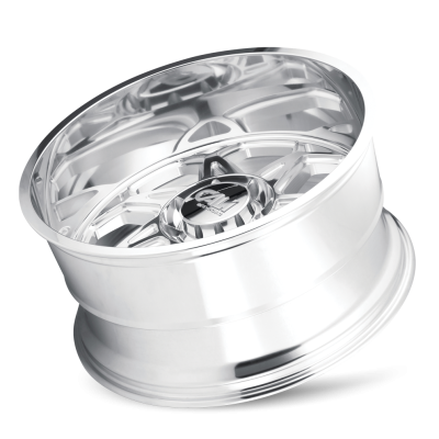 Cast Aluminum Wheels Sevenfold 9111 PO 22x12 Polished 6 On 139.7 Bolt Pattern -51 Offset Cali Offroad Wheels