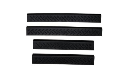Stepshield Door Sill Protector for 2004-2008 Ford F-150 SuperCrew Cab Pickup 4 Piece Black Front And Rear AVS