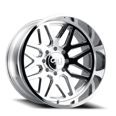 Cast Aluminum Wheels Invader 9115 CH 20x12 Chrome 8 On 165.1 Bolt Pattern -51 Offset Cali Offroad Wheels