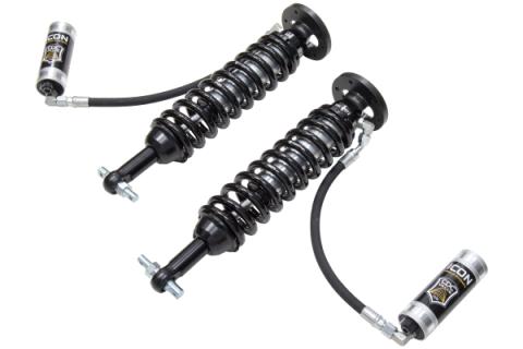 2014 Ford F-150 4WD 1.75-2.63 Inch Lift Front V.S. 2.5 Series Coilover Kit Remote Reservoir W/ CDCV Icon Vehicle Dynamics