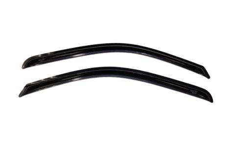 Ventvisor Deflector for 2009-2024 Ram 1500/Dodge Ram 1500 Standard Cab Pickup Smoke Outside Mount 2 Piece AVS