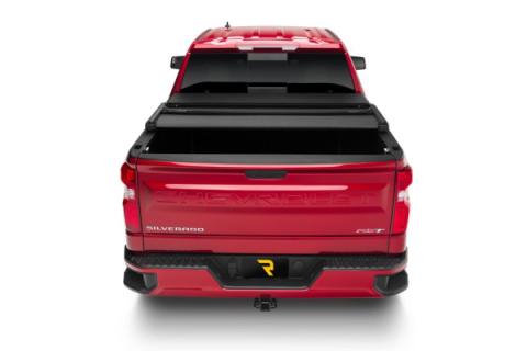 Trifecta 2.0 Tonneau Cover Black Leather Grained Fabric 2019 (New Body Style)-2026 Silverado/Sierra 1500 6' 7 inch Bed without Factory Side Storage Boxes without CarbonPro Tailgate with or without MultiPro/MultiFlex Tailgate Extang
