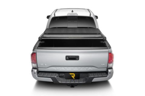 Trifecta 2.0 Tonneau Cover Black Leather Grained Fabric 2014-2021 Toyota Tundra 6' 7 inch Bed without Deck Rail System Extang