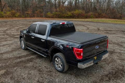 Trifecta 2.0 Tonneau Cover Black Leather Grained Fabric 2017-2026 Ford F-250/350 6' 10 inch Bed Extang