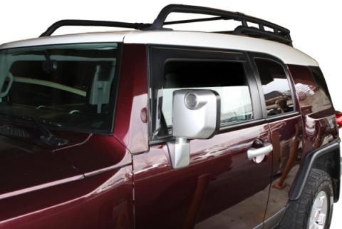 Ventvisor Deflector for 2007-2014 Toyota Fj Cruiser Smoke Outside Mount 2 Piece AVS