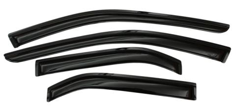 Ventvisor Deflector for 2009-2019 Ford Flex Smoke Outside Mount 4 Piece AVS