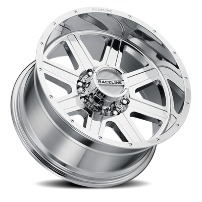 Aluminum Wheels 16x8 Hostage 940C Chrome 0 Offset 8 on 170 Bolt Pattern 125.2 Bore Raceline