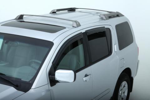 Ventvisor Deflector for 2005-2015 Nissan Armada Smoke Outside Mount 4 Piece AVS