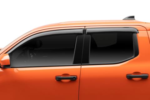 Ventvisor Deflector for 2024-2026 Toyota Tacoma Double Cab Pickup Smoke Outside Mount 4 Piece AVS