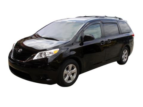 Ventvisor Deflector for 2011-2020 Toyota Sienna Smoke Outside Mount 4 Piece AVS