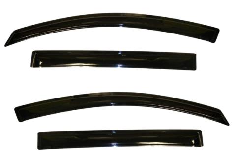 Ventvisor Deflector for 2011-2016 Kia Sportage Smoke Outside Mount 4 Piece AVS