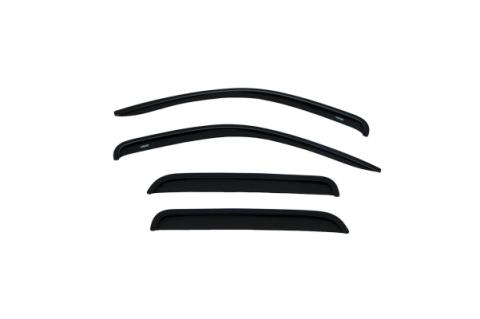 Ventvisor Deflector for 2005-2011 Dodge/Ram Dakota Cab Pickup Smoke Outside Mount 4 Piece AVS