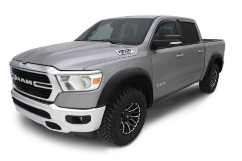 Ventvisor Deflector for 2019-2025 Ram 1500 Quad Cab Pickup Smoke Outside Mount 4 Piece AVS