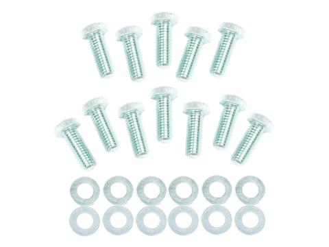 Intake Manifold Bolt Set Hex Head Fits Small Block Chevrolet 265-400, Small Block Mopar 273-360, Big Block Mopar 383-440, AMC V8 290-401 Mr Gasket