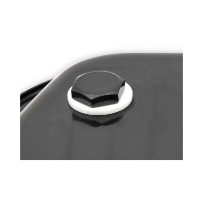 Transmission Oil Pan Black Steel Fits Chrysler Torqueflite TF-727. Stock Depth and Capacity Finned Design Mr Gasket