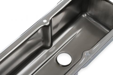 Chrome Tall-Style Valve Covers without Baffle Fits 1960-1986 Chevrolet Small Block 262-400 Mr Gasket