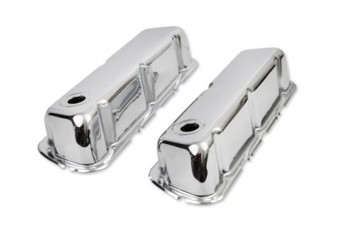 Chrome Valve Covers Fits 1962-2001 Ford 260, 289, 302, 351W Small Block Mr Gasket