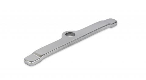 Valve Cover Clamps Chrome Custom extra long, 1/4 Inch Diameter Holes, 4 in a set Mr Gasket