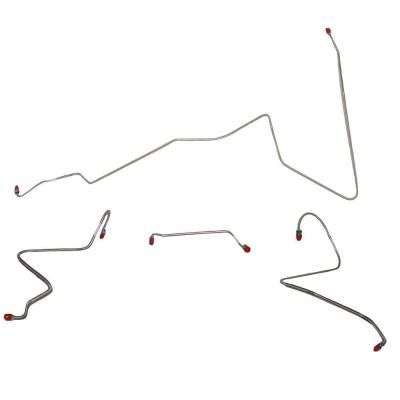 Front Brake Line Kit For 67 Oldsmobile Cutlass w/ Manual Drum Stainless Fine Lines