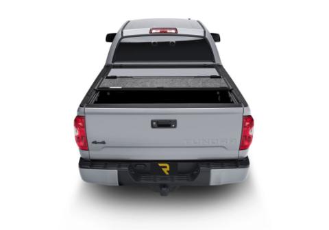 Tonneau Cover Fusion 2014-2015 Toyota Tundra 6 Foot 7 Inch Bed With Deck Rail System Blue Ribbon UnderCover