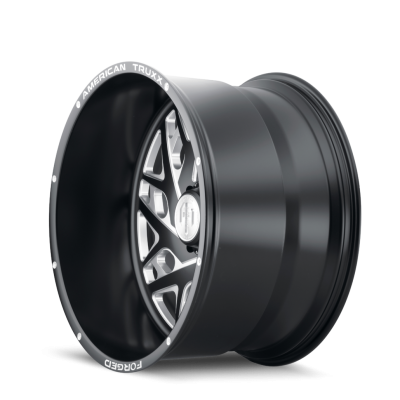 Forged Aries ATF1909 Matte Black Milled 24X14 6-139.7 -76MM 106.1MM Off Road Wheels American Truxx Forged