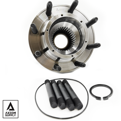 Front Wheel Bearing and Hub Assembly For 17–22 Ford F250/F350 Superduty 4WD, SRW Only Axiom Supply