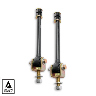 Heavy Duty Sway Bar End Link Kit 11 Inch Length Fits 4–6 Inch Lifted 01-19 Silverado/Sierra 2500/3500 and Hummer H2 Axiom Supply