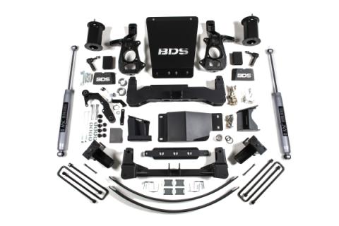8 Inch Lift Kit Silverado/Sierra 1500 14-18 4WD Aluminum / Stamped Steel NX2 Nitro