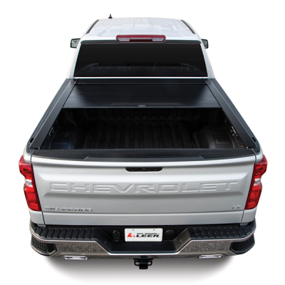 Bedlocker Tonneau Cover W-Explorer Rail Kit 14-18 Silverado/Sierra 1500 &amp; 2015 Heavy Duty 8 Foot Long Bed Pace Edwards