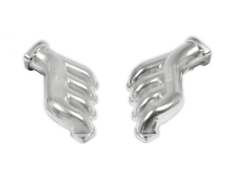 Lt Swap Exhaust Manifolds Silver Ceramic Finish Multi-Fit GM Lt Exhaust Manifolds 2.50 Inch Outlet Hooker BlackHeart