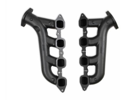 Lt Swap Exhaust Manifolds Black Ceramic Finish Multi-Fit GM Lt Exhaust Manifolds 2.50 Inch Outlet Hooker BlackHeart